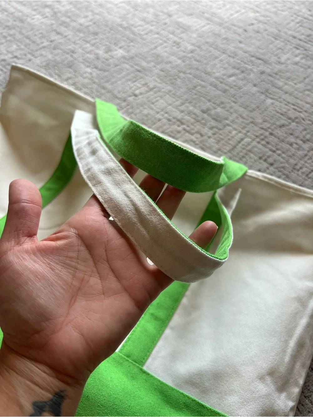 Unbranded Canvas Mahjong Tote Bag